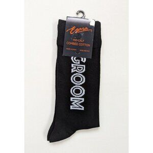 Groom Wedding Novelty Socks In Black By Egara New With Tags